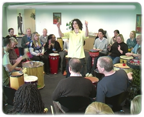 Body Percussion and Drum Circle fun away day activities
